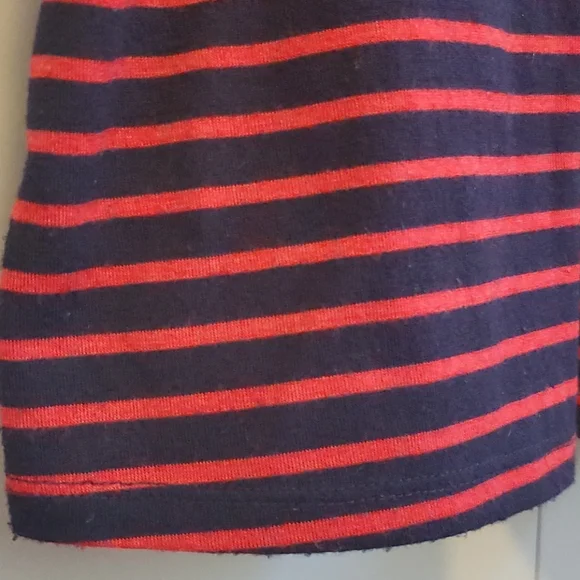 Ann Taylor LOFT navy and red stripe tee - Picture 4 of 10